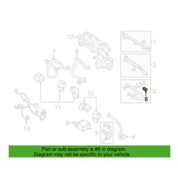 Audi VW A/C Temperature and Pressure Sensor 4M0959603E - Genuine VW/Audi